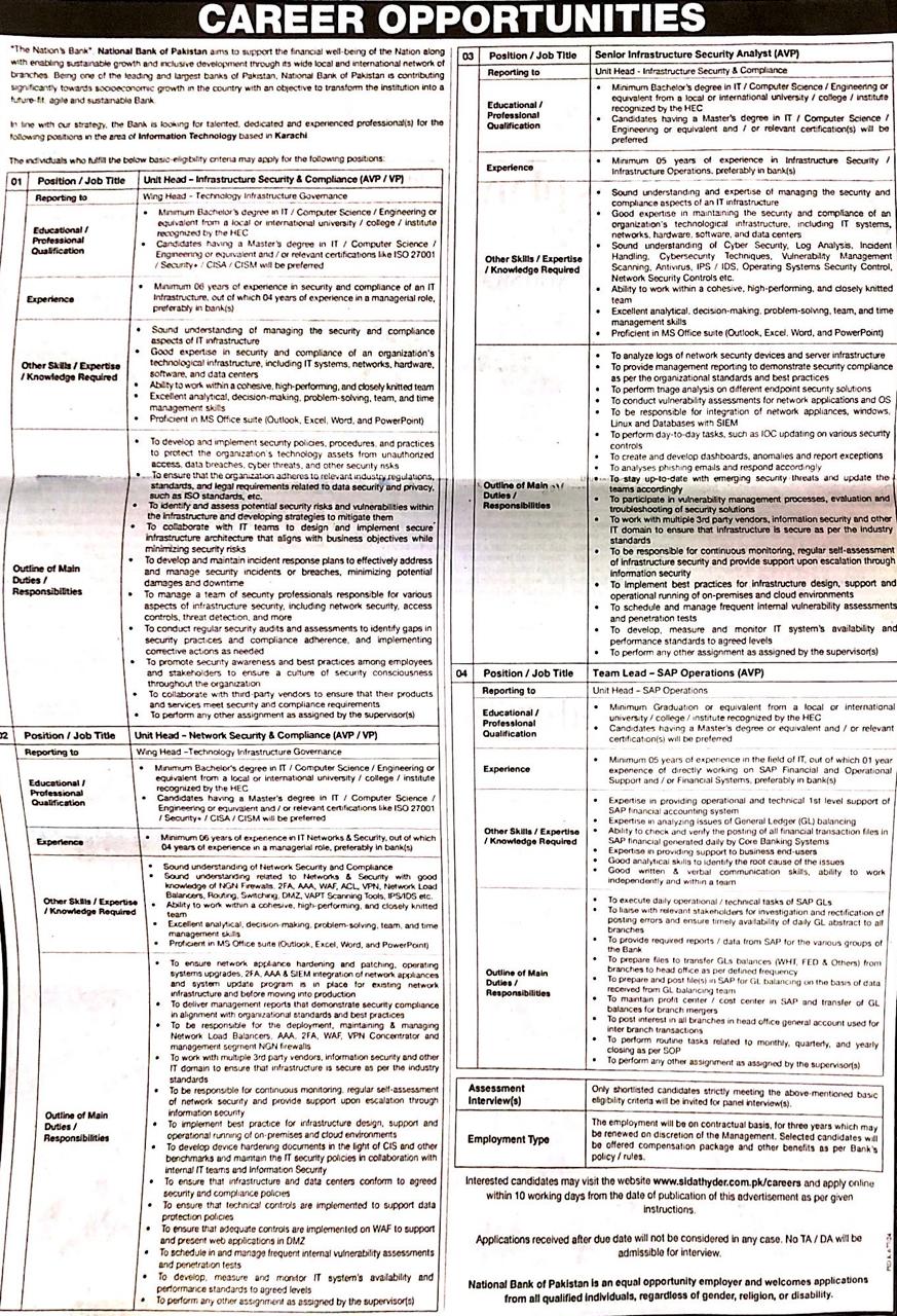 Unit Head-Network Security 